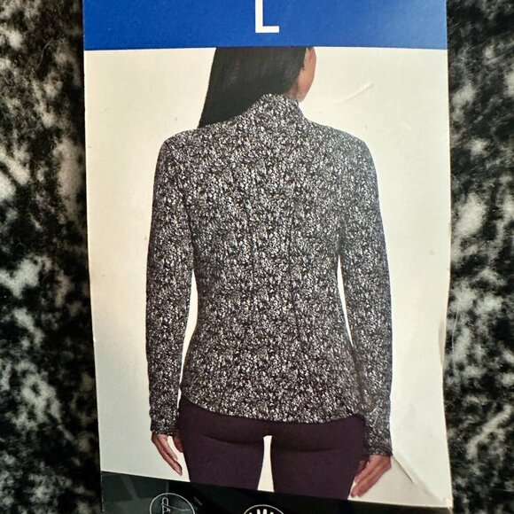New Spyder Fleece Active Pullover Women's Size L Half Zip Thumbhole Slits Soft - Picture 13 of 16